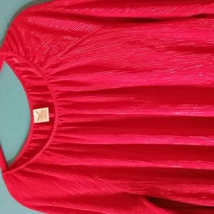 Faded Glory red dress shirt size large